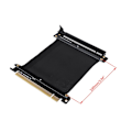 Miniatyrbillede 3 af 5: Full Speed 3.0 GPU Vertikal med antijam PCI-E x16 3.0 Forlænger Riser Kabel[HK] 30cm