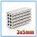 Pikkukuva 2 / 2: 100 kpl Mini Pieni N35 Pyöreä Magneetti 3x1 3x1.5 3x2 3x4 3x5 3x10 Mm Neodyymimagneetti Pysyvä Ndfeb Super Vahva Tehokas Magneetit[HK] 3x5(100pcs)