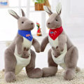 Miniatyrbillede 4 af 5: Kænguru Plys Bamse Fyldt Dyr Legetøj Simulation Kænguru Mor & Baby Kænguru Dukke Plys Dekoration[HK] S,A