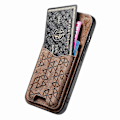 Miniatyrbillede 3 af 5: Til Nothing Phone (2a) Etui med Præget Mønster, Kortholder, Støttefod, Læder Bagcover [HK] Style F Multicolor