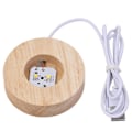 Miniatyrbillede 4 af 5: LED Krystal Bordlampe USB 3D Måne Galaxy Globe Natlampe Børn Julepynt Gave[hk] nebula