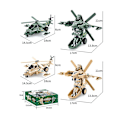 Miniatyrbild 4 av 5: Pojkar Transformer Leksaker Tankfordon Transformers Barn Robot Barnens Födelsedagspresent[HK] Green Helicopter