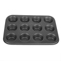 Miniatyrbilde 4 av 5: Profesjonell 12-kopps muffinsform Yorkshire pudding cupcake-form bakeware non-stick [HkkK]
