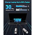 Miniatyrbilde 3 av 5: Baseus USB C-kabel, 100W PD 5A[HK]