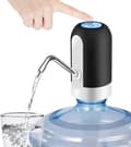 Elektrisk vattenflaskpump, USB-uppladdningsbar automatisk dricksvattenpump, bärbar vattendispenser (svart)[HK]