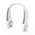 Miniatyrbillede 1 af 5: 2023 Ny Halsventilator Foldbar Personlig Ventilator Fri Bladløs Ventilator Justerbar Bærbar Ventilator med USB-opladning 3 Hastigheder[HK] white