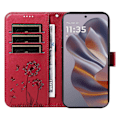 Miniatyrbillede 2 af 5: Læderetui med pung til Motorola Edge 50 Neo 5G/S50 5G/ThinkPhone 25 5G, telefoncover med mælkebøtte [HK] Style F Multicolor