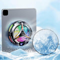 Miniatyrbild 4 av 5: X42 Tablet Radiator Tablet Kylare RGB Färgglad Belysning 10cm Magnetisk Halvledarkylare Kylning[HK] Black