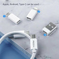 Miniatyrbild 4 av 5: 6-i-1 Multi USB Laddningsadapter Kabelkit, USB C till Lightning kabelbox, Konverteringsset 100% NYTT [HK] Black