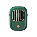 Miniatyrbilde 1 av 2: 1 stk. Bærbar USB-halsvifte, håndfri, USB-ladbar, liten vifte FP[HK] Green