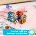 Pikkukuva 5 / 5: \"Luminous Marbles Stakleni Topcheta Soveltuvat Lasten Pinball-radalle\"[HK] As Shown