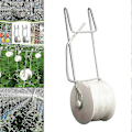 Miniatyrbillede 4 af 5: Tomatstøttekroge med 15m snor - 6 stk., espalierrullekroge til tomatplanter i drivhus [HK]