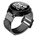 Miniatyrbillede 3 af 5: Til Garmin Forerunner 220/230/235/630/735XT Loop Fastener Urrem 20mm Nylon Udskiftningsrem Black