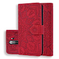 Miniatyrbild 1 av 5: Plånboksfodral för XiaoMi RedMi NOTE 8 PRO Premium PU Läder Flip Cover Mandala[HK] Red