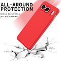 Pikkukuva 5 / 5: OnePlus Nord 4 Kuori Nestemäinen Silikoni Naarmuuntumaton Puhelinkuori Rannekkeella - Vihreä[HK] Red Multicolor