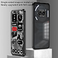 Pikkukuva 3 / 5: Snap-soljellinen metallikehyskotelo Nothing Phone 2a:lle [HK] Black