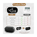 Miniatyrbilde 3 av 5: Digital kjøkkenur, digital timer egg timer, digital kjøkkenur, stoppeklokke, alarmklokke, for[HK] Black