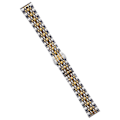 Miniatyrbillede 2 af 3: Til Garmin Lily 2 Urrem 7-Perler 14mm Rustfrit Stål Udskiftningsrem Silver Gold