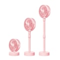 Pikkukuva 2 / 5: Kannettava jalustatuuletin - kokoontaitettava seisomatuuletin [HK] Pink