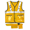 Pikkukuva 4 / 5: Rakennustyöntekijän asusetti lapsille 2022, roolileikkisetti, ammattiasut, raskaan työntekijän cosplay[HK] One Size 1pcs
