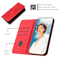 Miniatyrbilde 3 av 5: Samsung Galaxy A31 Deksel, PU Lær Flip Cover Magnetisk Lukking Lommebok Kortspor Stativ Deksel[HK] Samsung Galaxy A31 Red