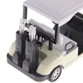 Pikkukuva 2 / 5: 1/20 mittakaavan golfkärry valuauton takaisinvetoauto malli lasten lelu keräilyesine[HK] White