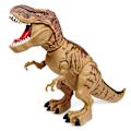Miniatyrbild 1 av 5: Elektronisk gående dinosaurie T-Rex, lägger ägg, rytande ljud, realistisk Tyrannosaurus, leksak för pojkar barn i åldrarna 3+[HK] brown