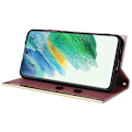 Miniatyrbillede 3 af 5: Læderetui med sugekop og 3 kortpladser til Samsung Galaxy S21 FE 5G [HK] Style A Multicolor