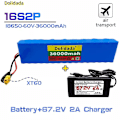 Miniatyrbillede 2 af 5: 16s2p 60v 36ah 1000w BMS Genopladeligt Lithium Batteri Bruges Bredt I 60v Elektrisk Udstyr: Trafiklys, Etc[HhhK]