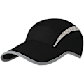 Miniatyrbilde 1 av 5: Sammenleggbar sportscaps med netting og refleksstripe, pustende solskjerm[HK] Black