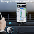 Pikkukuva 5 / 5: Bluetooth 5.0 Auton FM Lähetin LED-näytöllä Bluetooth-sovitin Langaton Äänenvastaanotin TF-kortti Musiikki Auton MP3-soitin [HK]