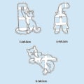 Miniatyrbilde 4 av 5: 1/3 stk Kattkjeksformer Kitty Butt Form DIY Kjekskjeksform Stempel Bakeware[HkkK] C