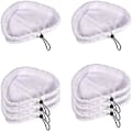 Miniatyrbillede 1 af 4: Dampmoppe 8 Stykker Mikrofiberklud Mikrofiber Damprensepuder Vaskbare Moppe Reservedele[HK]