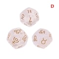 Pikkukuva 2 / 5: Astrologiset noppakuutiot 12-sivuiset monitahoiset noppakuutiot Astrologia Tarot-kortti Tähdistö[HK] C