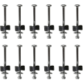 Miniatyrbild 1 av 3: 12-pack studsmattespacer med skruvar för att fixa studsmattan - reservdelar för studsmatta - YUHAO[HK]