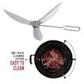Miniatyrbild 3 av 5: 22-1/2-tums One-Touch rengöringssystem kit kompatibelt med Weber Grilldelar[HK]