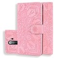 Miniatyrbild 1 av 5: Plånboksfodral för XiaoMi RedMi NOTE 8 PRO Premium PU Läder Flip Cover Mandala[HK] Pink