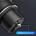 Miniatyrbillede 5 af 5: HK  Sikkerhed hammer bilrude knuser aluminiumlegering multifunktionel mini bil sikkerhed hammer red