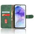 Miniatyrbild 2 av 5: För Samsung Galaxy A35 5G Läderfodral Flip Telefon Skal med Plånboksstativ [HK] Green
