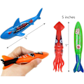 Miniatyrbilde 2 av 5: Barnebasseng Dykkelekesett, Øv Dykking Og Svømming, Undervanns Flerfarget Synkende Blekksprut (sett med 6)[HK] Various color classification