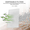 Miniatyrbilde 5 av 5: HKK  For Airsense 40 filtre - Engangs universal erstatningsfiltre Cpap filtre
