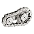 Miniatyrbild 1 av 5: Cykelkedjefidgetspinner Gyro i rostfritt stål silverblack
