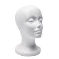 Miniatyrbilde 1 av 5: Skum Mannekeng Hode Modell Solbriller Brille Stativ Hatt Caps Display Holder Headset Mannekeng Hode Display Stativ Rack[HK] white