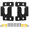 Miniatyrbillede 1 af 5: 1 par vægmonteringsbeslag til lydhøjttalerstanderholder til S3820W-C0 SB3851-C0 SB4051-D5 S5430W-C2[HK] Black