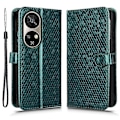 Miniatyrbillede 1 af 5: Til Ulefone Note 17 Pro Etui PU Læder Telefon Cover Prikket Mønster Flip Wallet[HK] Style C Multicolor