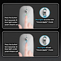 Miniatyrbilde 4 av 5: Mouse Jiggler Anti-Hibernate Auto-Move Cursor Virtuell Trådløs Bluetooth-mus Hindre Datamaskin Loc[HK] Silver