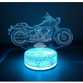 Miniatyrbild 1 av 5: Jusch Harley Davidson Motorcykel Lampa Nattljus Gåvor 3d 7 Färg[HK]