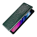Miniatyrbild 5 av 5: För TCL 505 Mobilskal Kolfibertextur Läder Magnetisk Stängning - WK[HK] Green