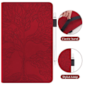 Miniatyrbilde 5 av 5: Lærveske til Samsung Galaxy Tab A 10.5 T590 For Samsung Galaxy Tab A 10.5 T590[HK] Red