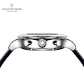 Miniatyrbild 4 av 5: \"2023 Nya Carl F. Bucherer Malelon Serie Klockor Herr Quartz Klockor Chronograph Top Rem Automatisk Datumklocka\"[HK] WHITE